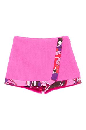 gonna in tessuto rosa EMILIO PUCCI KIDS | PX7B01E0224590